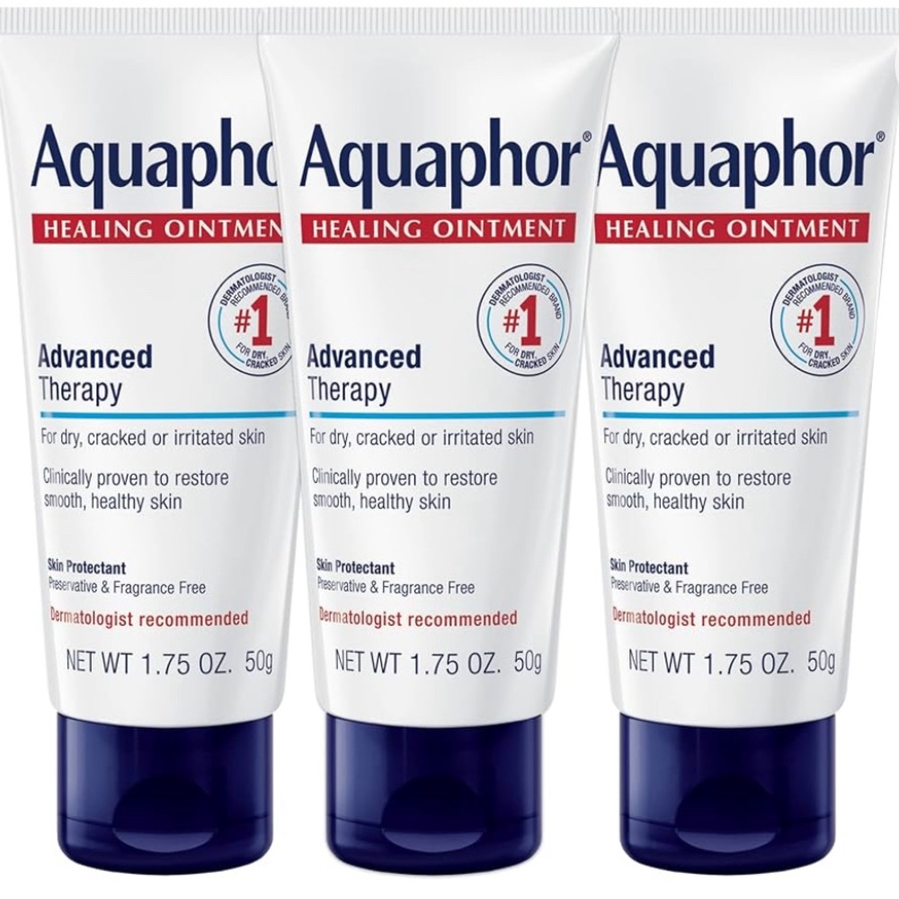 Aquaphor advanced therapy healing ointment.